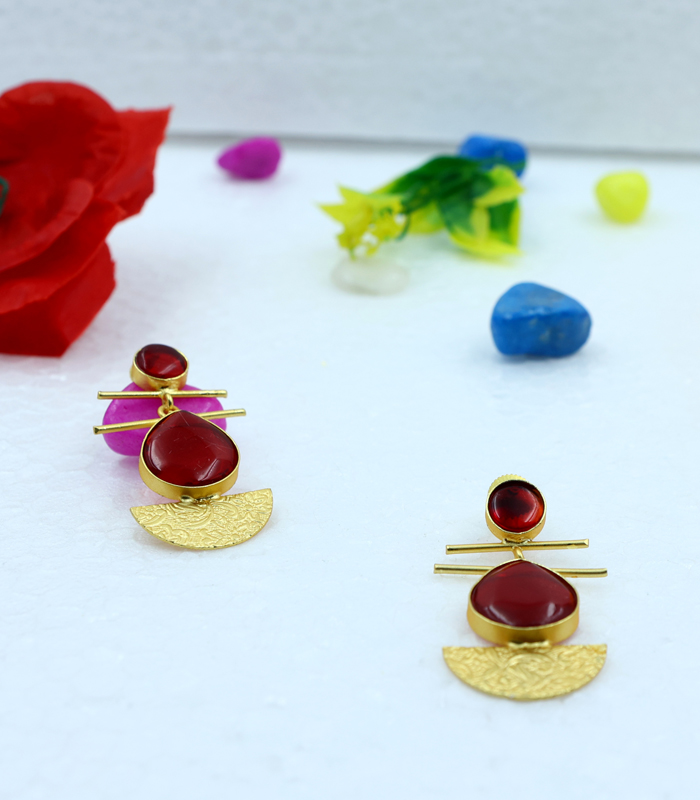 Red Drop Earring4